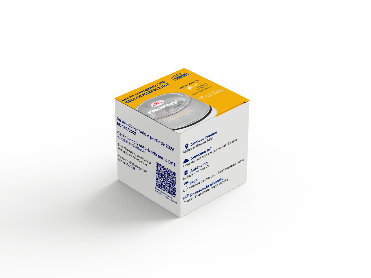 Baliza-Raicon-V-16: DGT 3.0 Inteligente, Geolocalización en Tiempo Real.